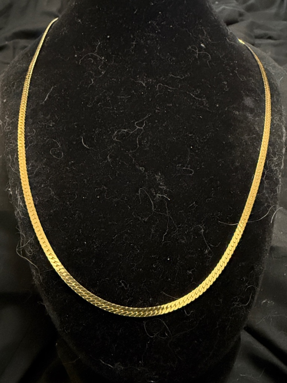 Classic‎ 18KGP  Gold Herringbone Chain Necklace - Women